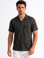 Black Solid Utility Shirt