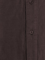 Coffee Solid Utility Shirt