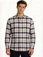 Wine Classic Checked Shirt