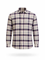 Wine Classic Checked Shirt