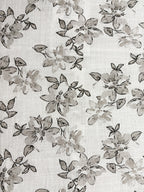 Wine Floral Print Shirt with Subtle Elegance
