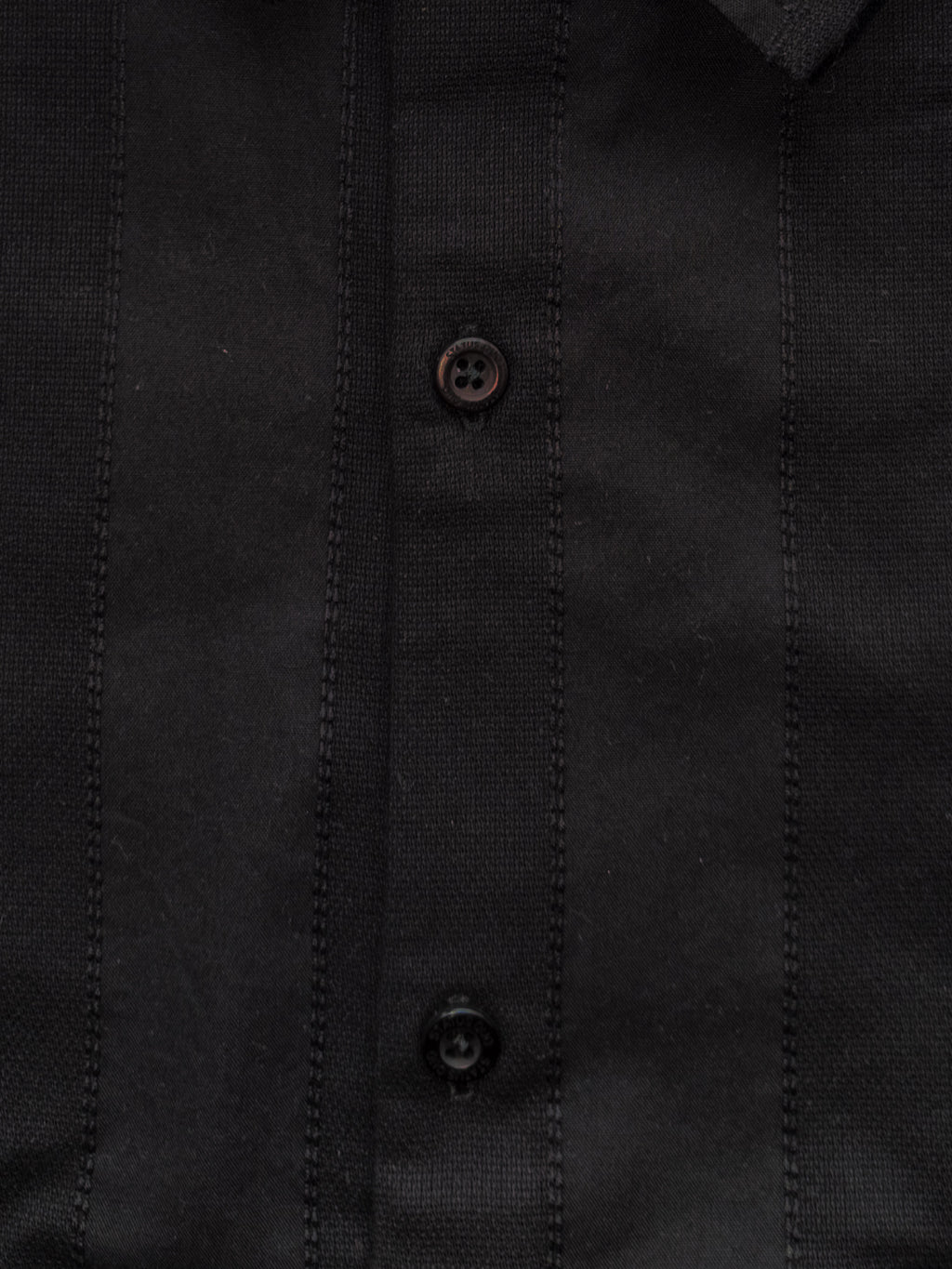 Black Textured Stripe Shirt