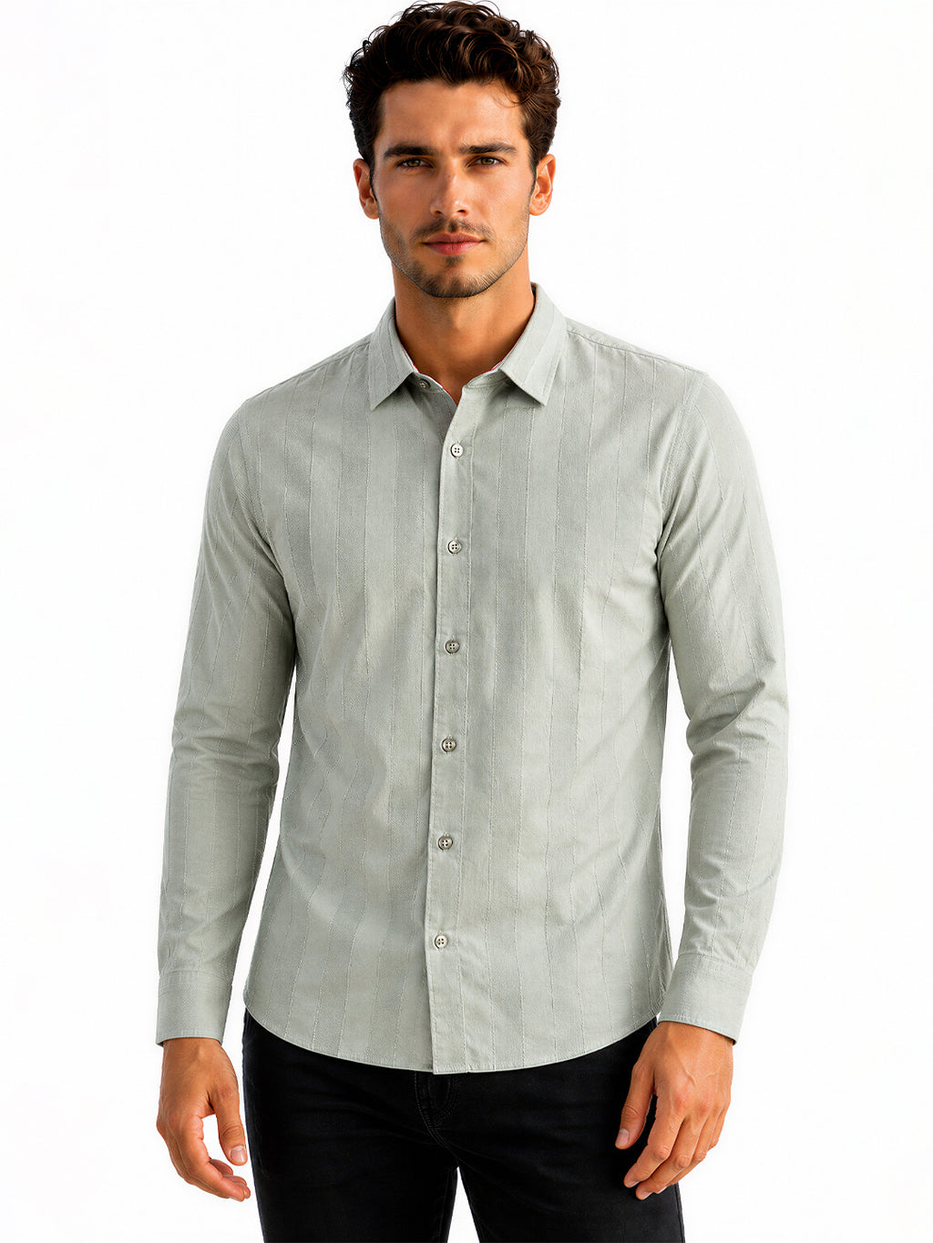 Pista Textured Stripe Shirt