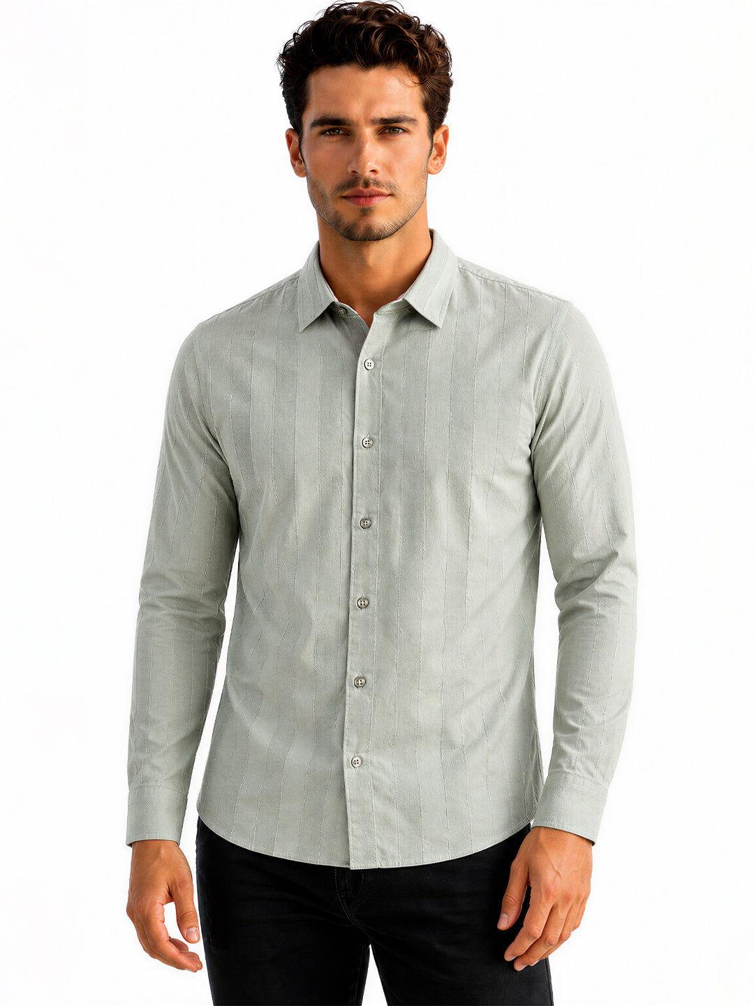 Pista Textured Stripe Shirt