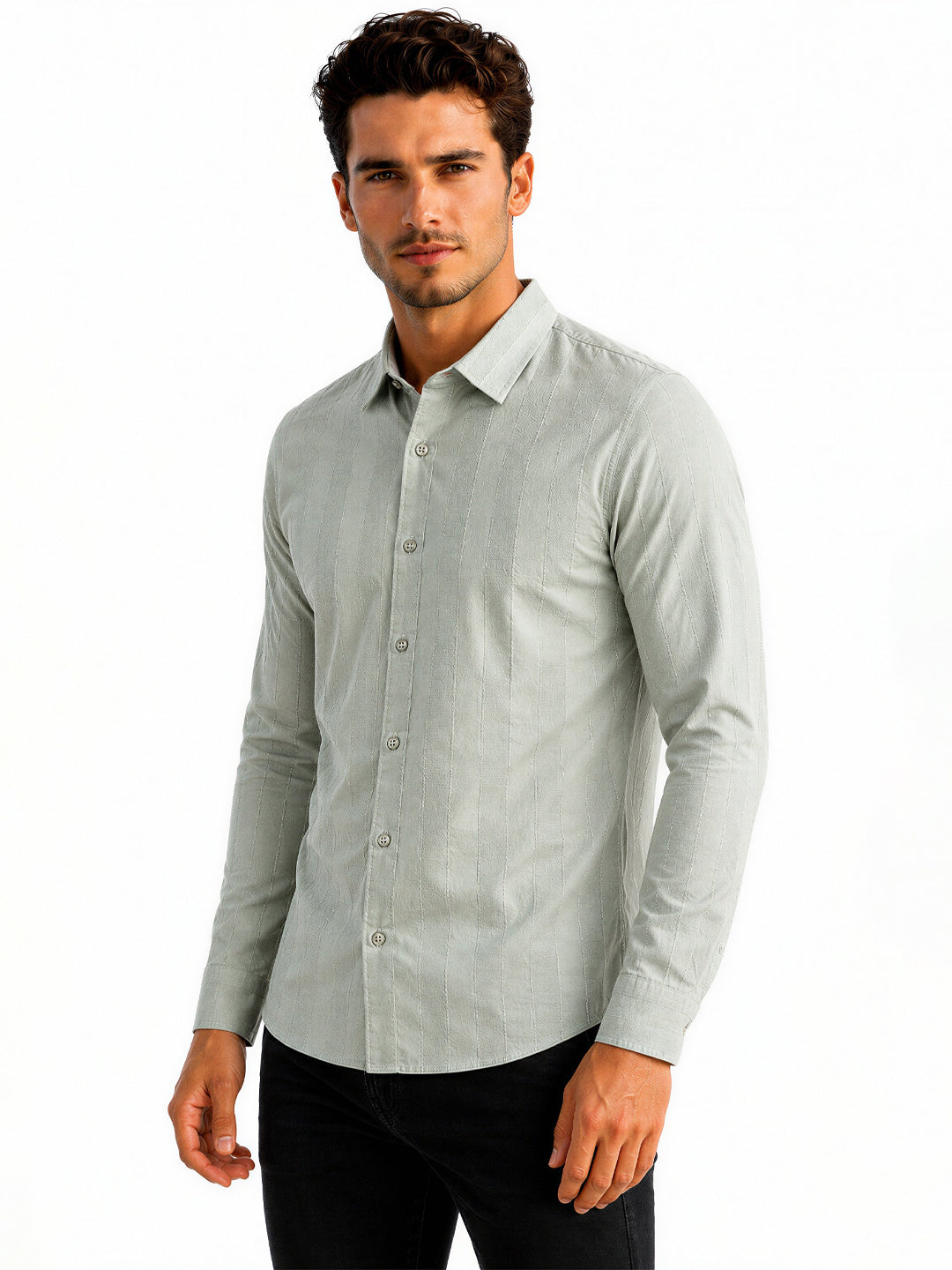 Pista Textured Stripe Shirt