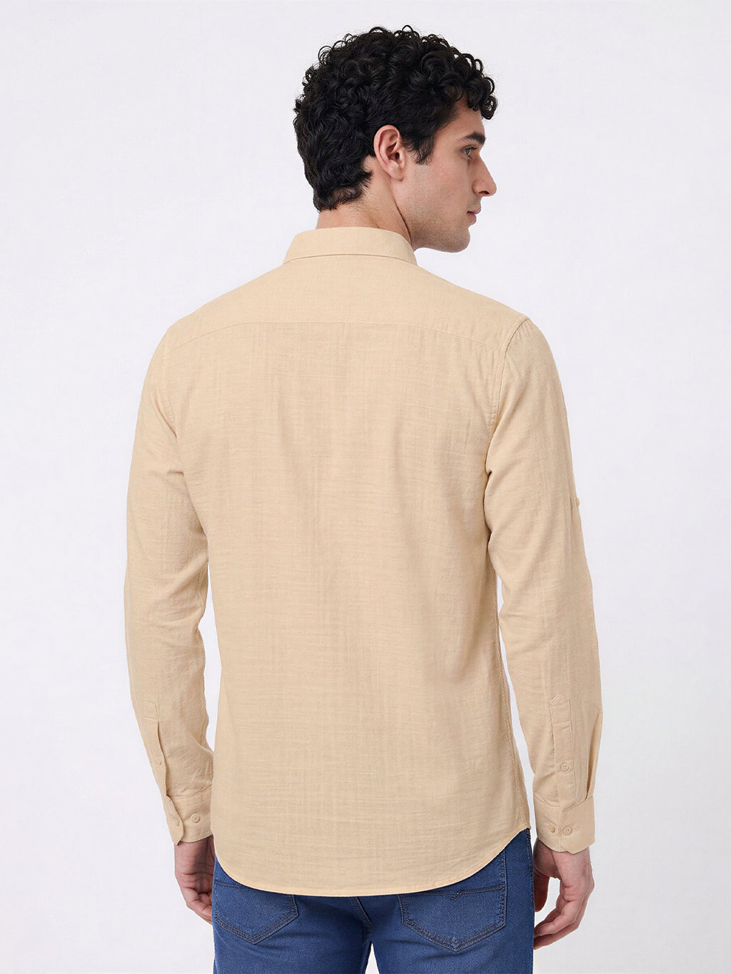 Classic Beige Utility Shirt