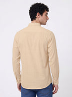 Classic Beige Utility Shirt