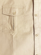 Classic Beige Utility Shirt