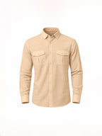 Classic Beige Utility Shirt