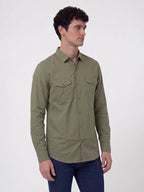 Classic Olive Utility Shirt
