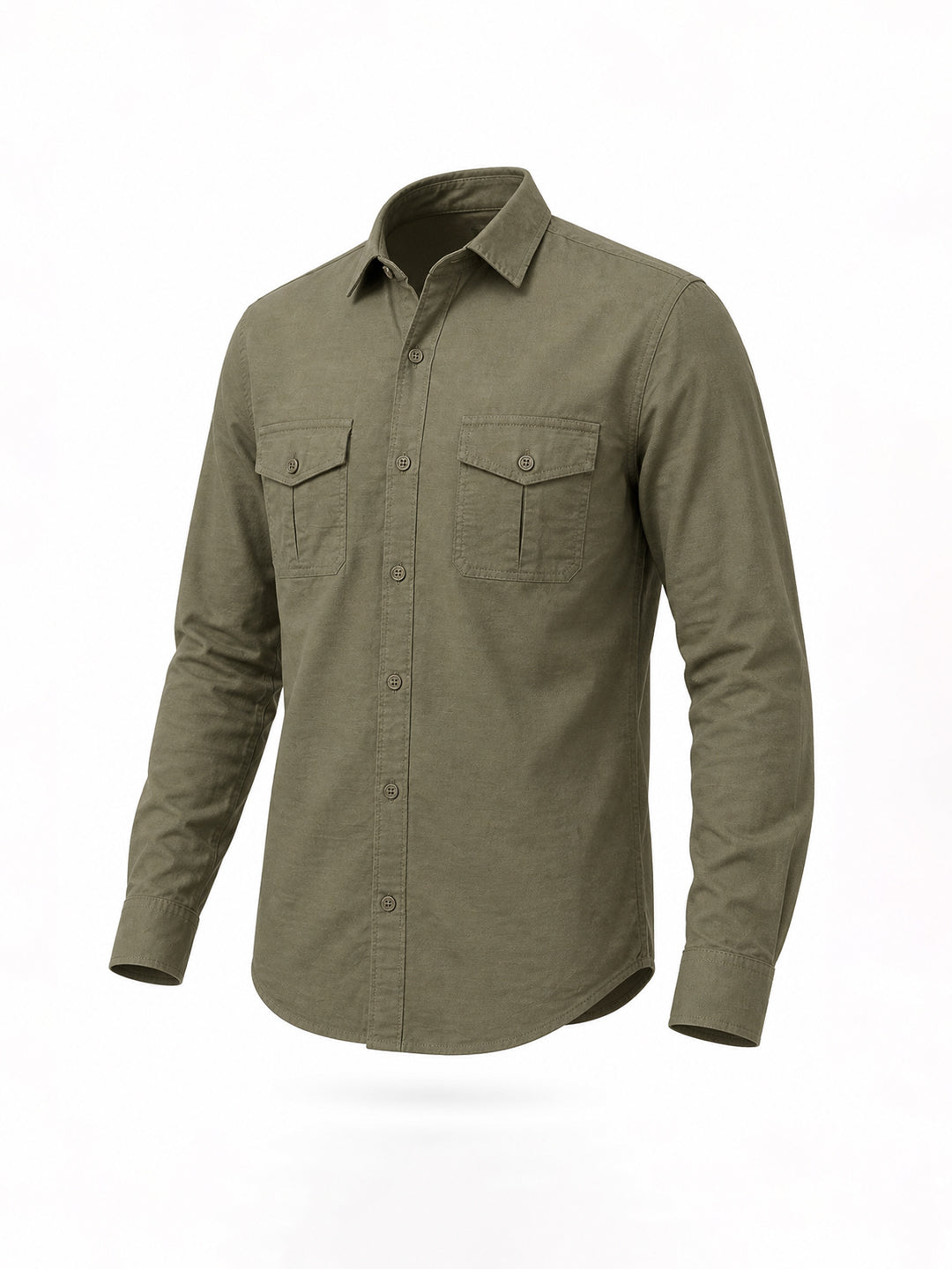 Classic Olive Utility Shirt