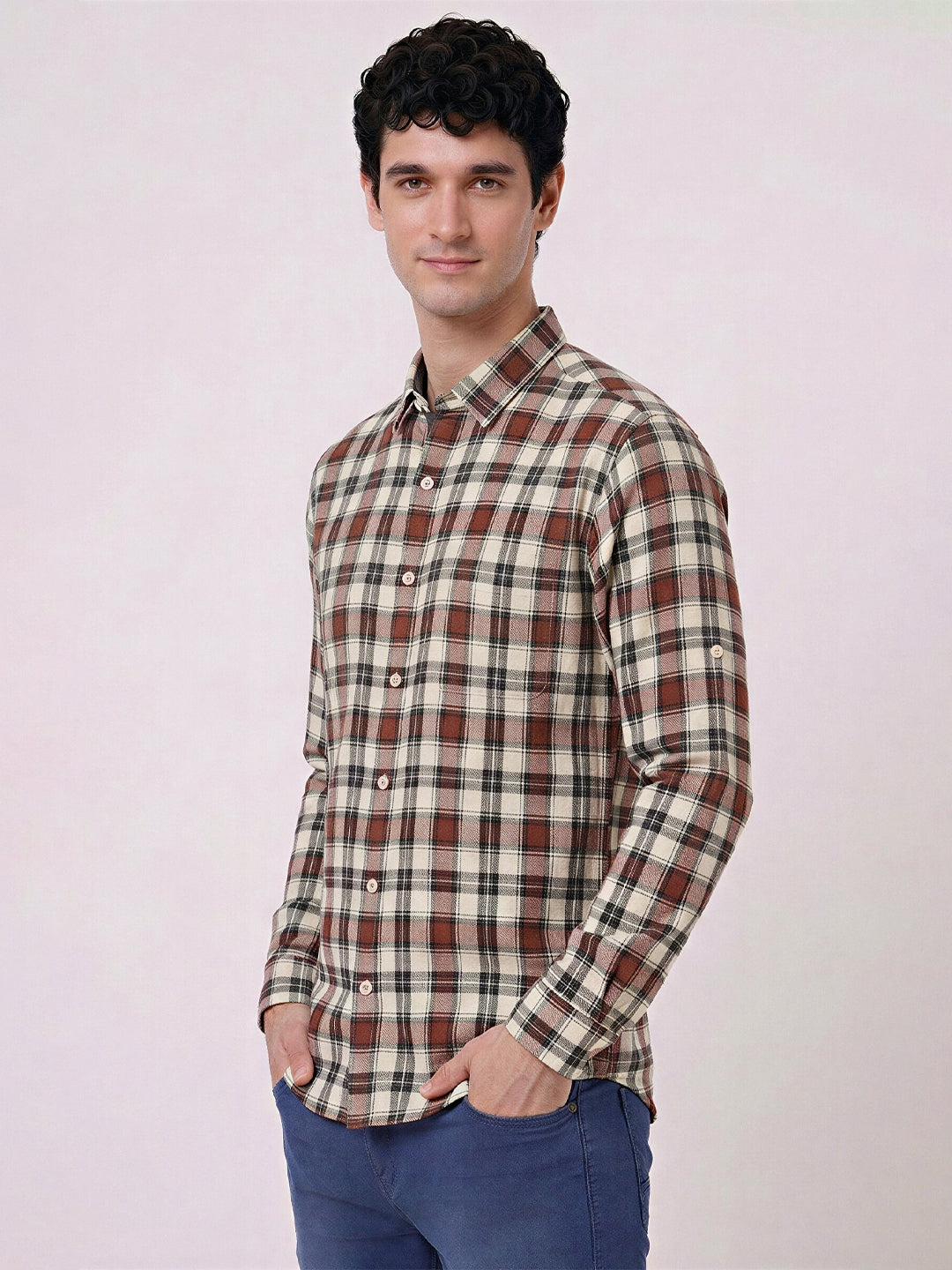 Classic Wine Check Shirt