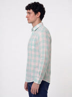Mint Green Checkered Shirt