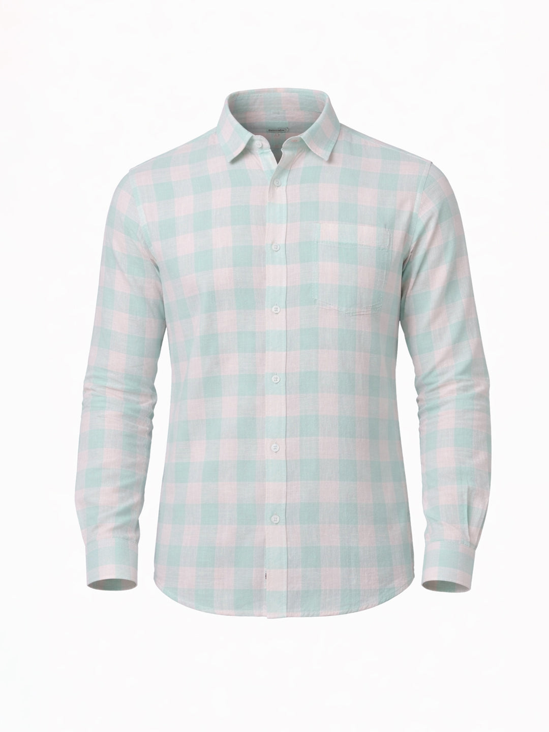 Mint Green Checkered Shirt Secondary image