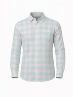 Mint Green Checkered Shirt