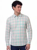 Mint Green Checkered Shirt