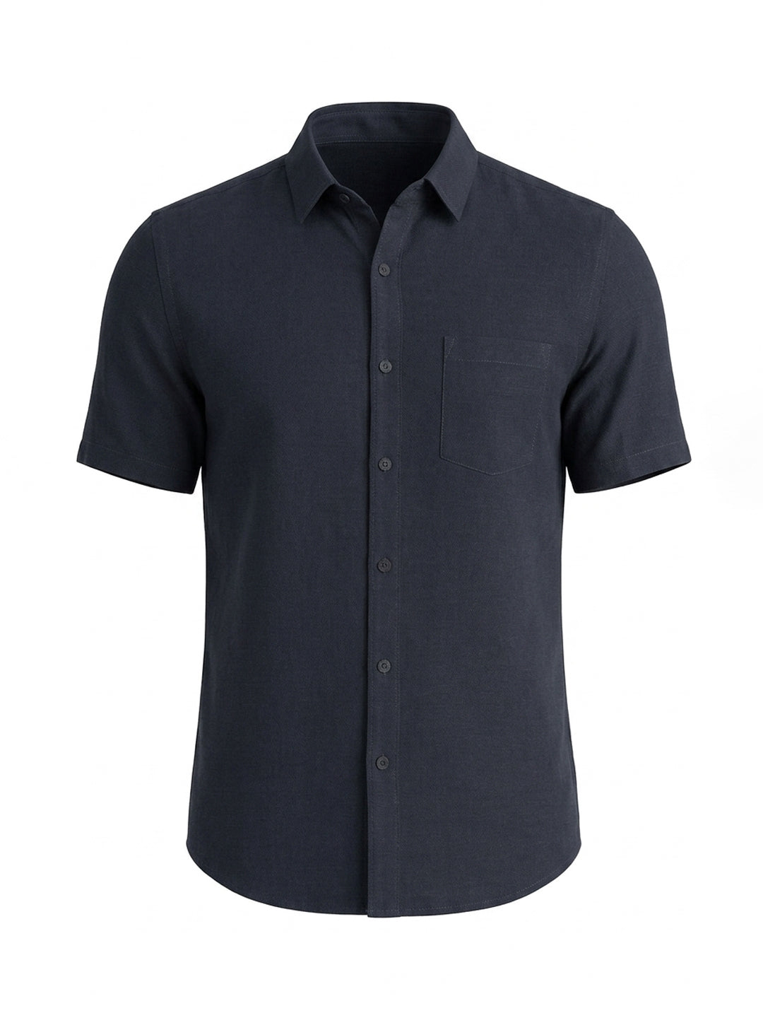 Navy Casual Half Sleeve Shirt Secondary image