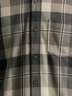 Black Checked Regular Fit Tshirt