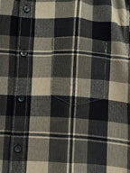 Brown Checked Cotton Shirt