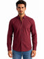 Wine Solid Casual Shirt