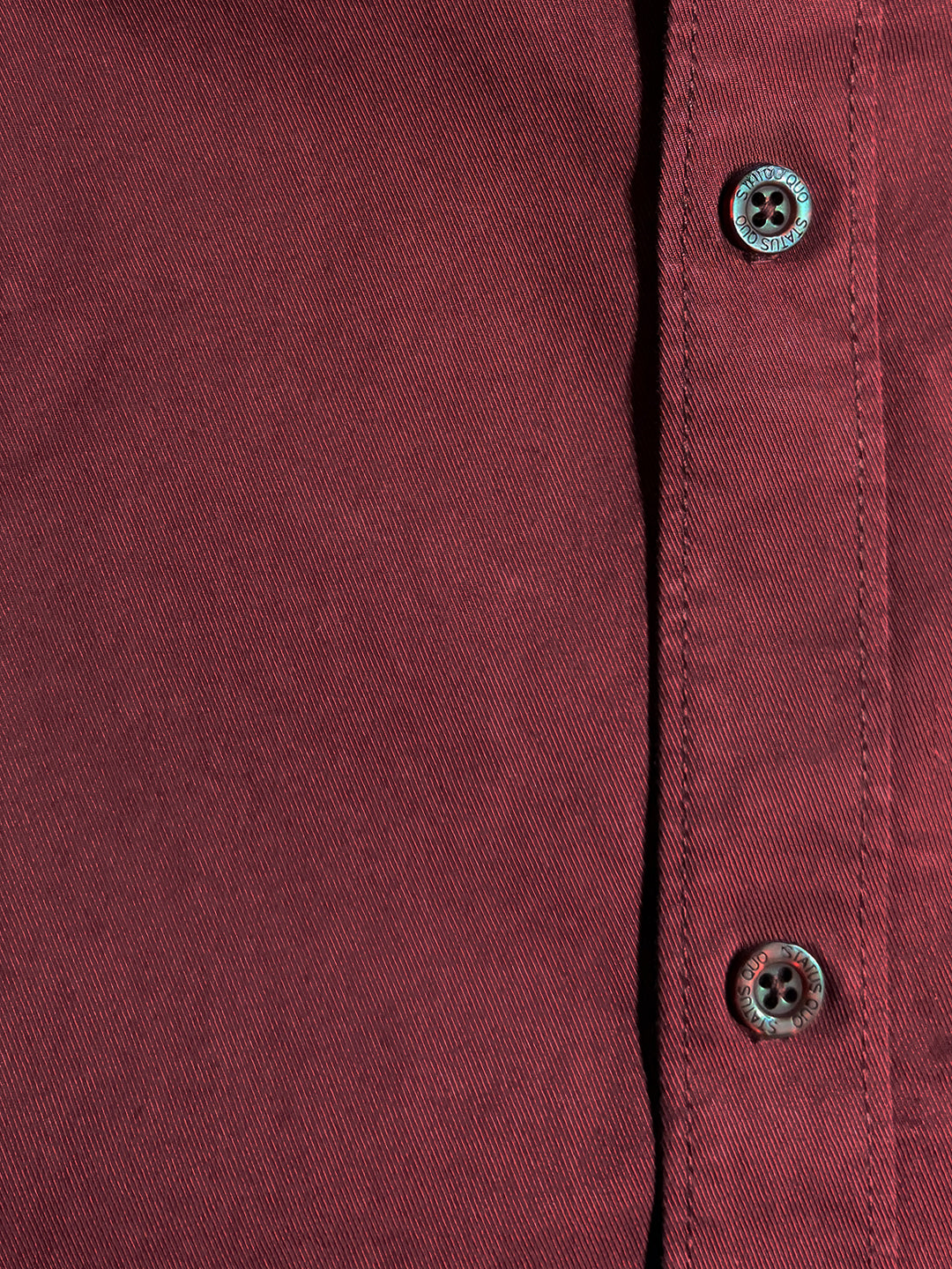 Wine Solid Casual Shirt