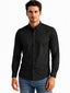 Black Solid Casual Shirt