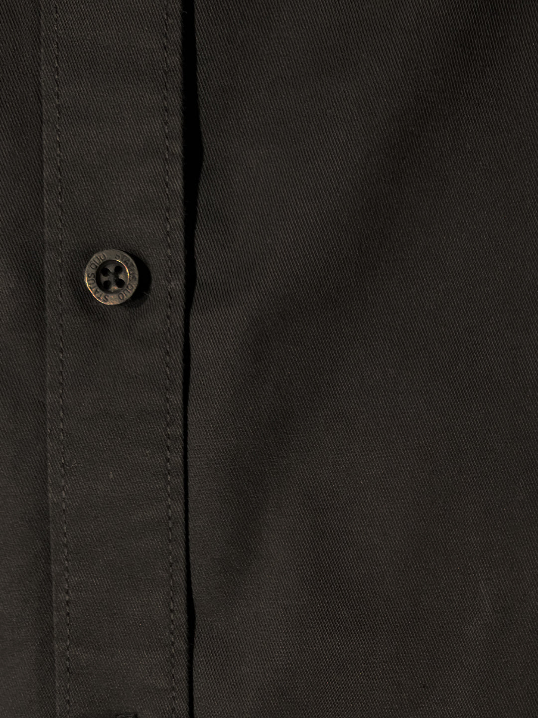 Black Solid Casual Shirt
