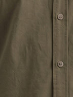 Olive Solid Casual Shirt