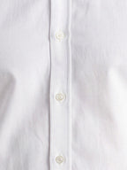 White Solid Casual Shirt