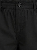 Solid Baggy Fit Cargo Pants