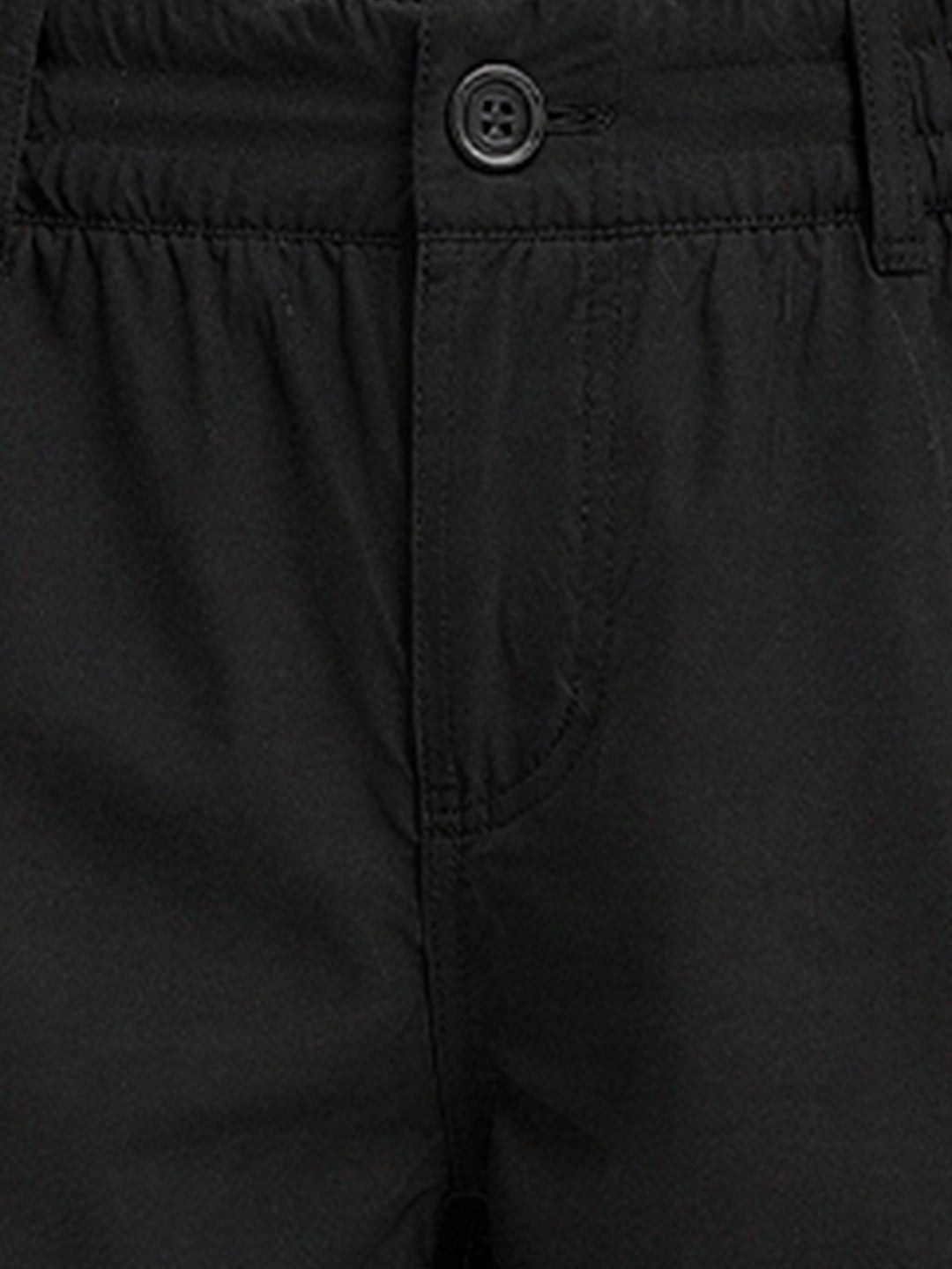 Solid Baggy Fit Cargo Pants