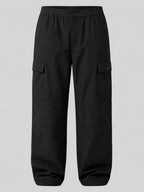Black Utility Cargo Pants