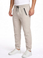 S. Grey Zip Pocket Track Pants
