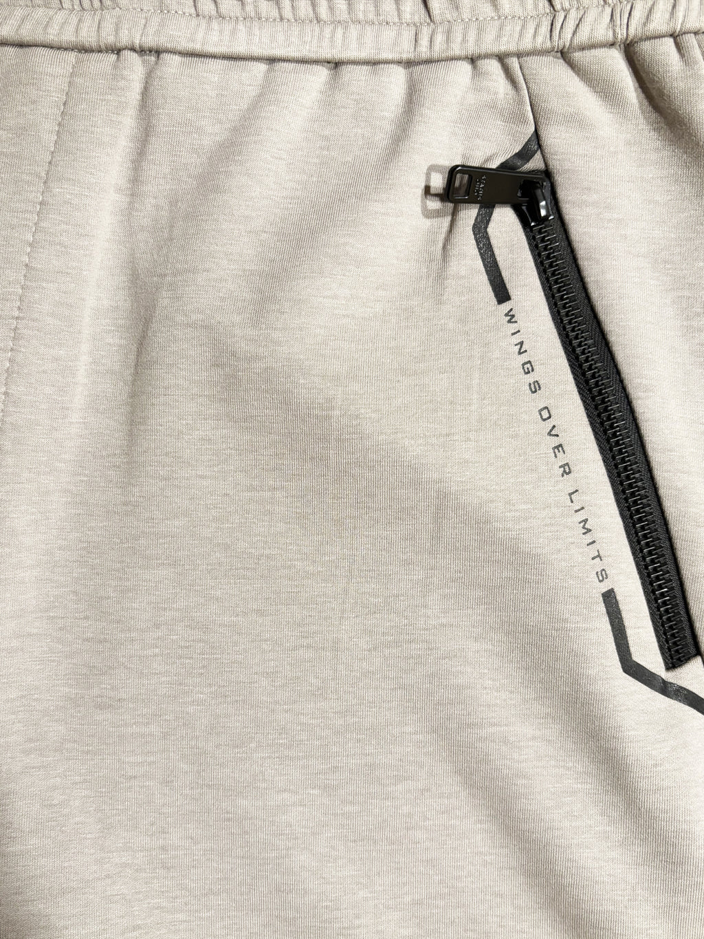S. Grey Zip Pocket Track Pants