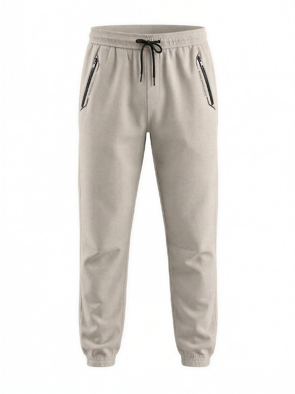 S. Grey Zip Pocket Track Pants