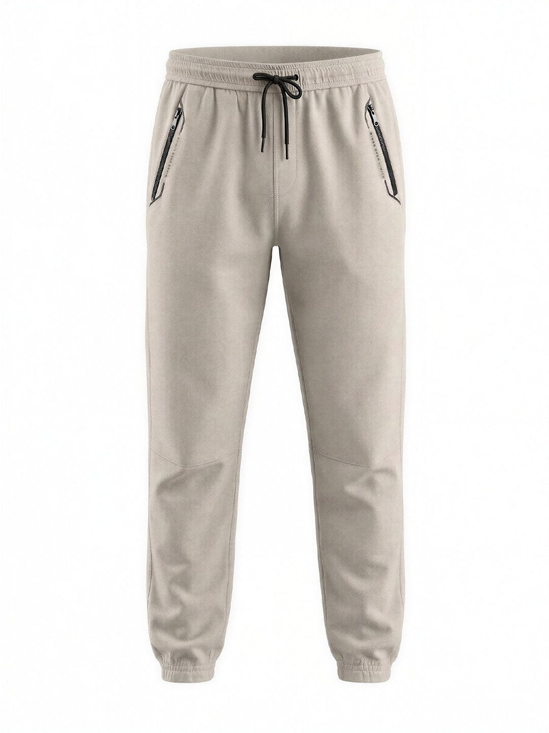 S. Grey Zip Pocket Track Pants