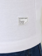 Men's Solid High Neck Full Sleeve Regular Fit T-Shirt