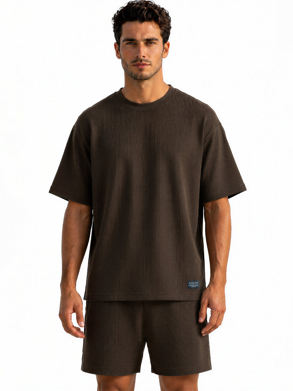 Coffee Textured Co-ord Set