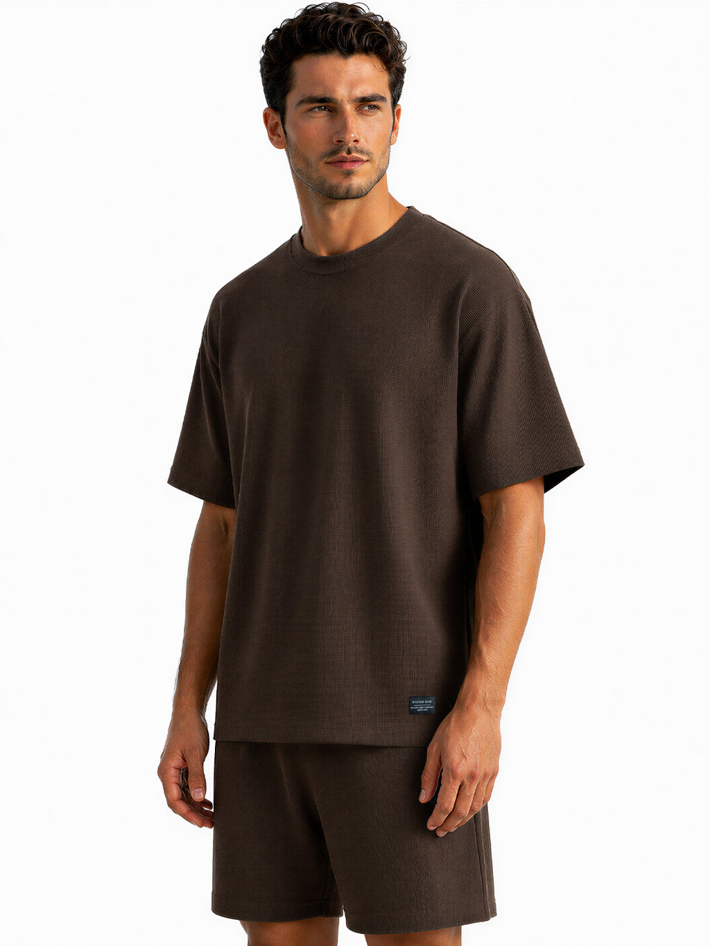 Coffee Textured Co-ord Set