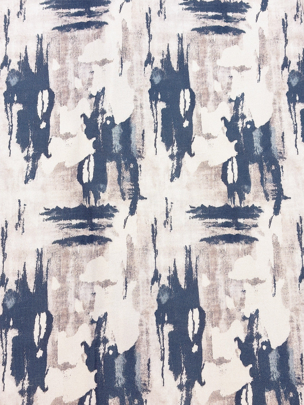 Abstract Print Shirt and Shorts Co-ord Set