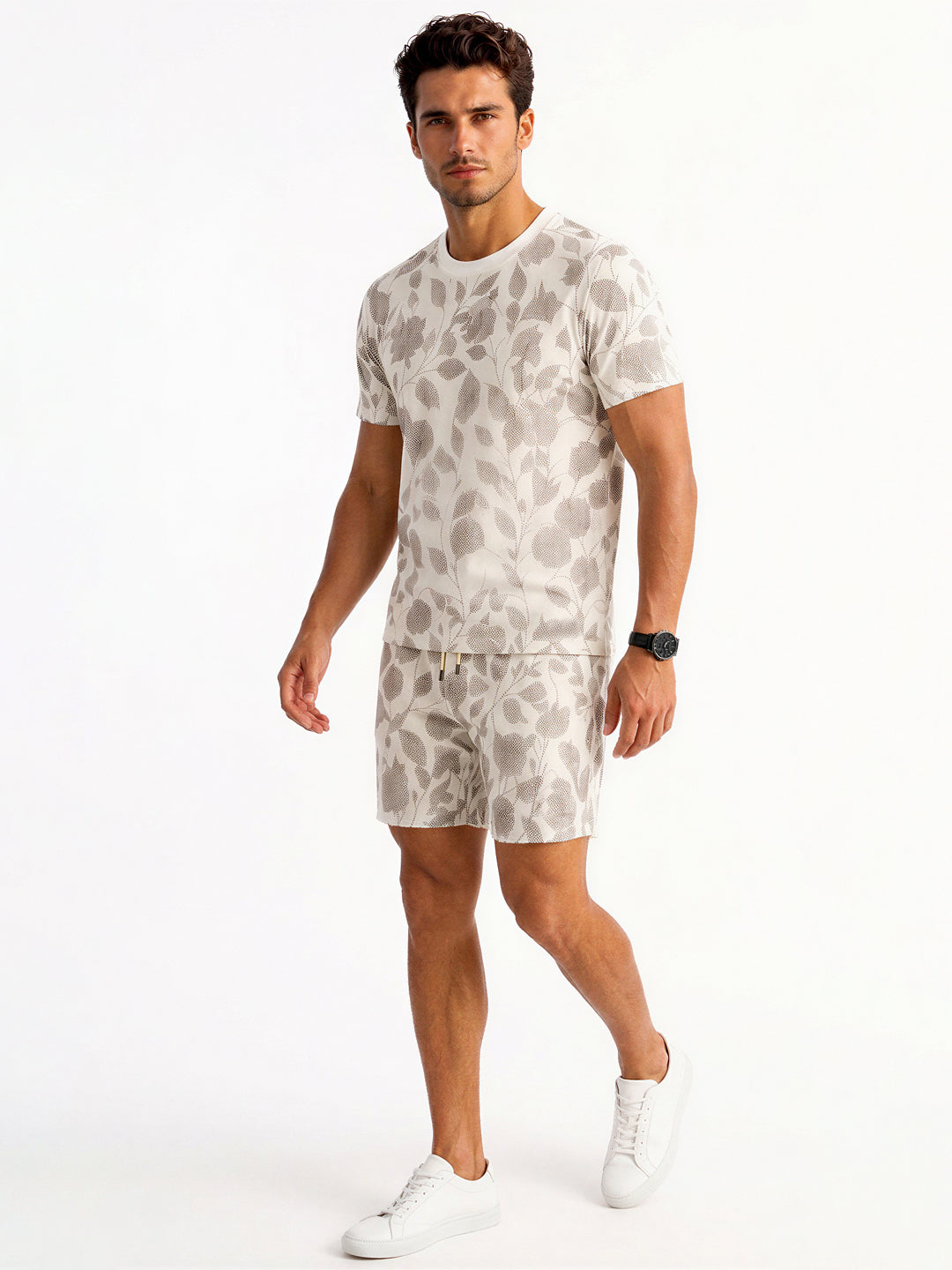 Off-White Floral Printed Co-ord Set