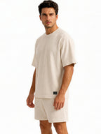 Off White Textured Co-ord Set