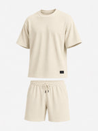 Off White Textured Co-ord Set