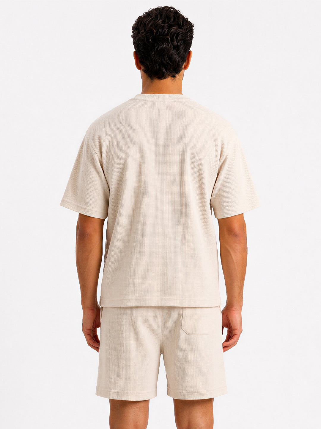 Off White Textured Co-ord Set