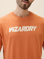 Men's Printed Round Neck Half Sleeves Oversized Tshirt
