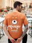 Status Quo |Men's Fashion Round Neck T-shirt Plus Size - 3XL, 4XL, 5XL