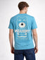 Mens All-Over Graphic Printed Half Sleeves Regular Fit Tshirt