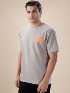 Cement Oversized Graphic T-Shirt