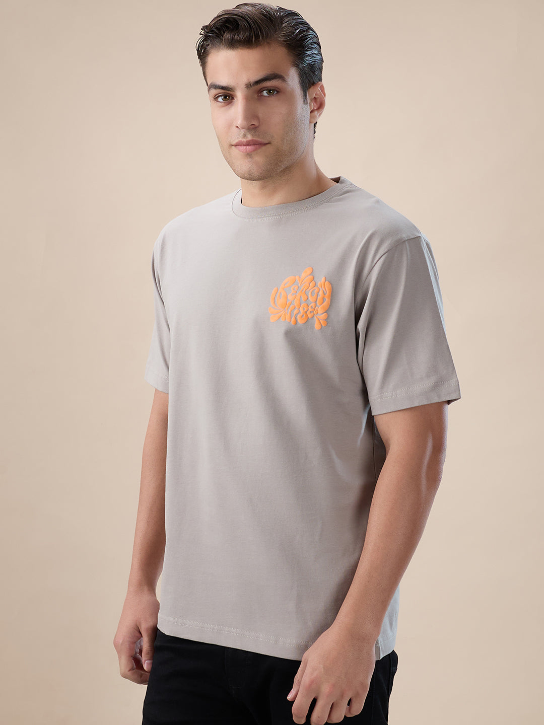 Cement Oversized Graphic T-Shirt