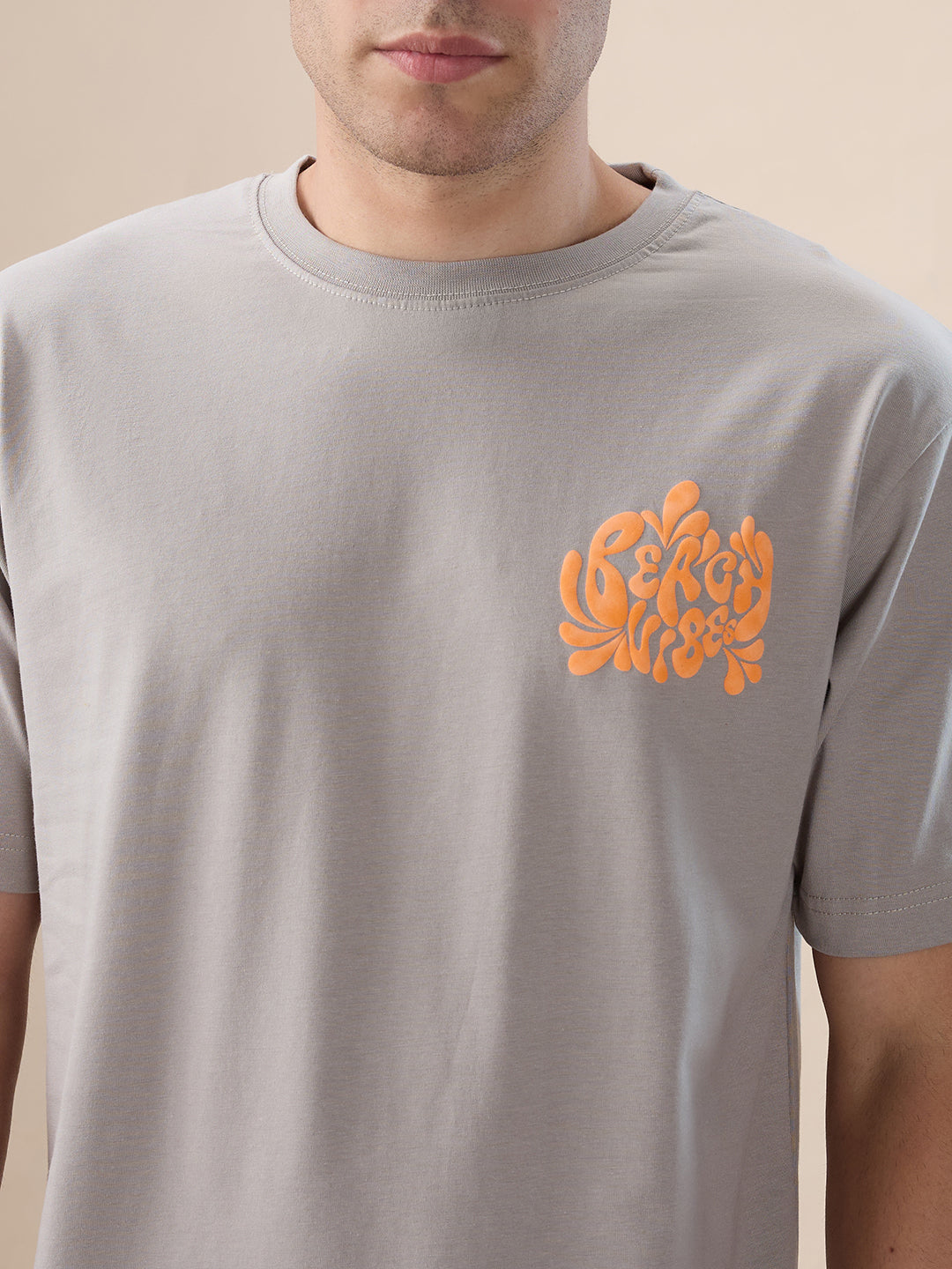 Cement Oversized Graphic T-Shirt